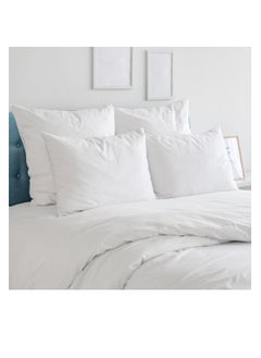 Infinitee Xclusives Premium White Queen Pillow Cases - 2 Piece Set Pillow Cover - Soft Brushed Microfiber Fabric - Pillow Cases Standard Size (20x30 Inches) by Infinitee Xclusives  - Image 3