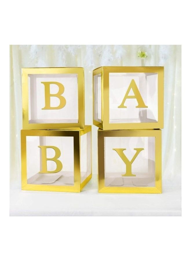 Arabest 4-Piece Baby Shower Boxes Party Decorations  - Image 1