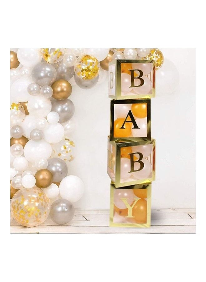 Arabest 4-Piece Baby Shower Boxes Party Decorations  - Image 3
