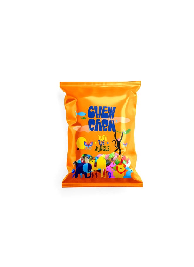 CHEW CHEW Gummies Jelly Candy Fruits Jungle Animals- 40 grams 