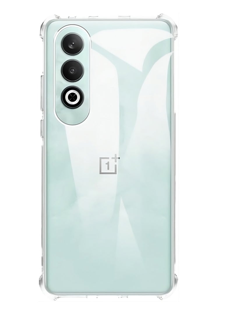 BORTONY OnePlus Nord CE 4 Clear Case Cover with Rainforest  Bumper Corners Anti-Slip Grip and Camera Protection Case For OnePlus Nord CE 4 - Image 1