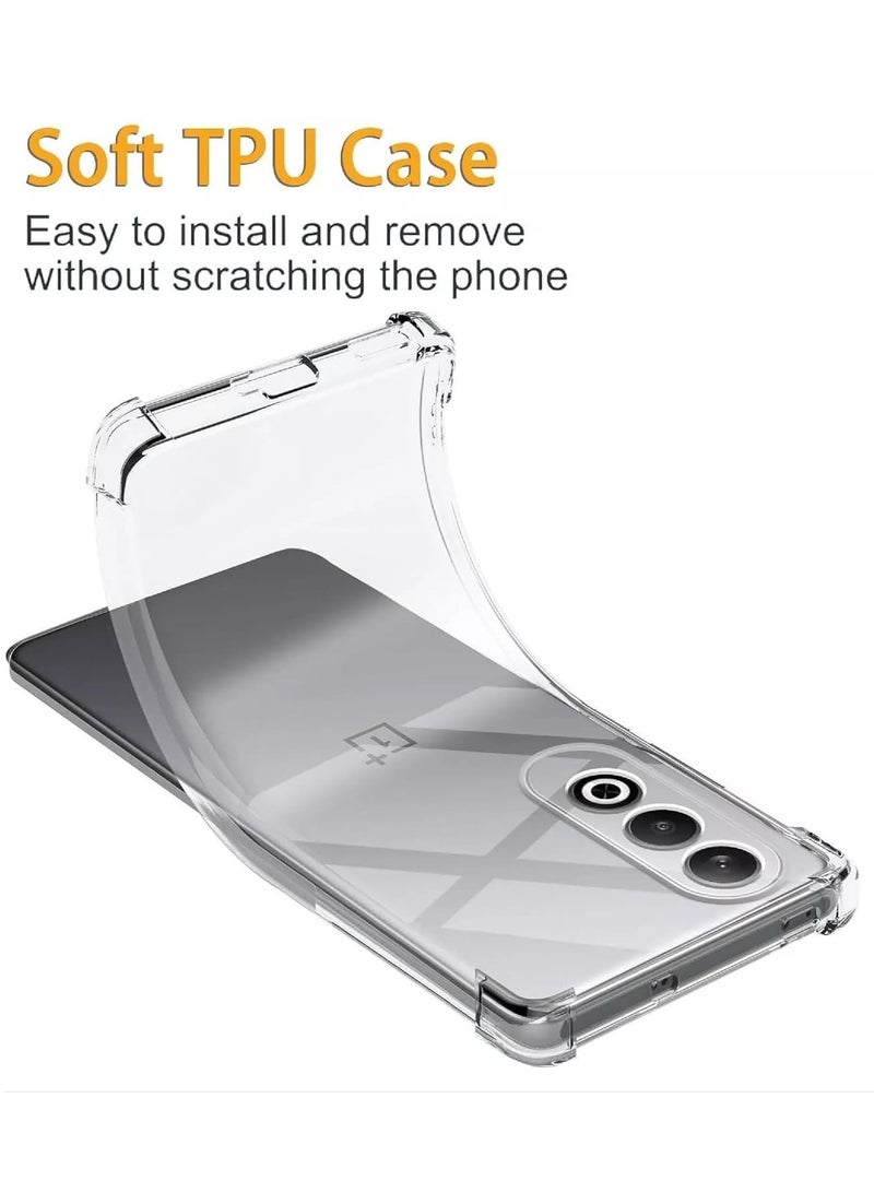 BORTONY OnePlus Nord CE 4 Clear Case Cover with Rainforest  Bumper Corners Anti-Slip Grip and Camera Protection Case For OnePlus Nord CE 4 - Image 4