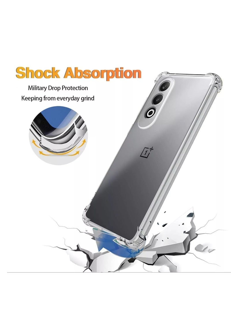 BORTONY OnePlus Nord CE 4 Clear Case Cover with Rainforest  Bumper Corners Anti-Slip Grip and Camera Protection Case For OnePlus Nord CE 4 - Image 5