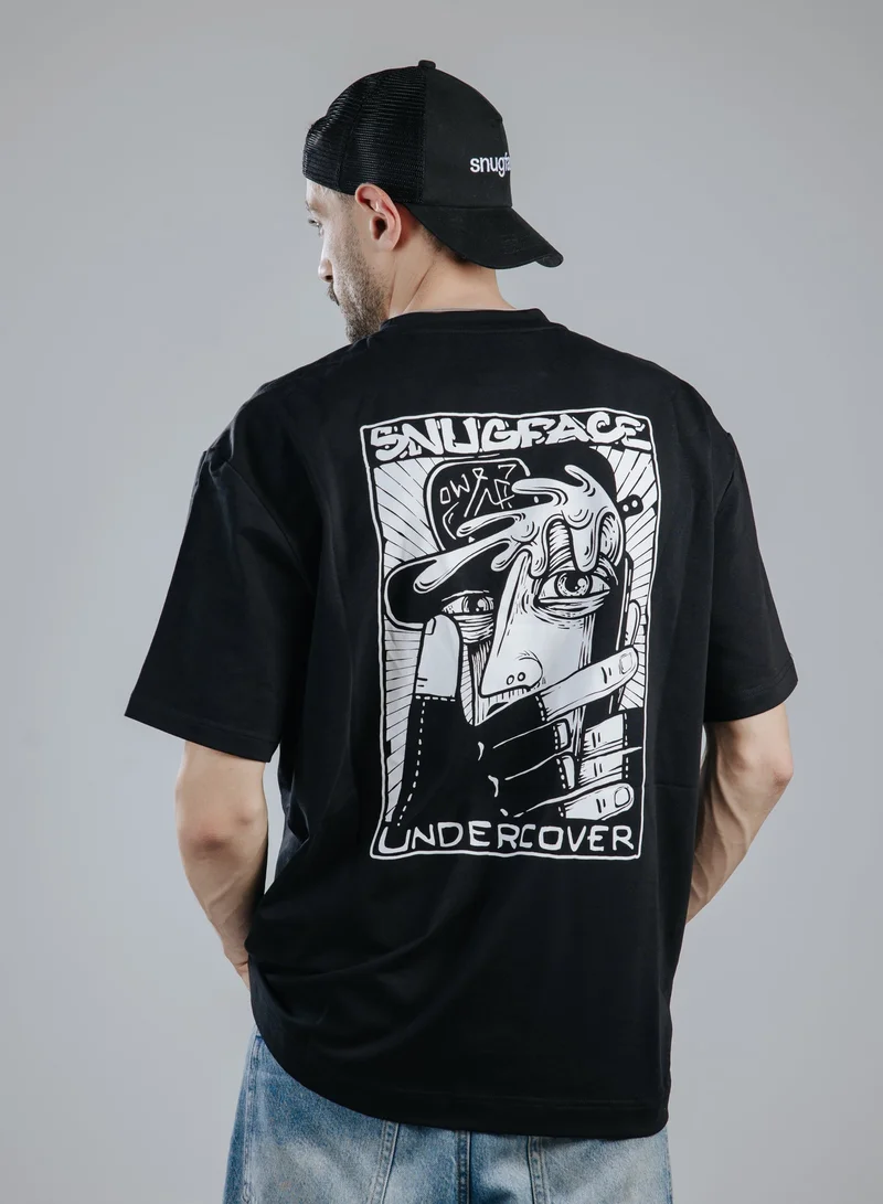 Snugface Snugface The Printed Oversized Men's T-Shirts