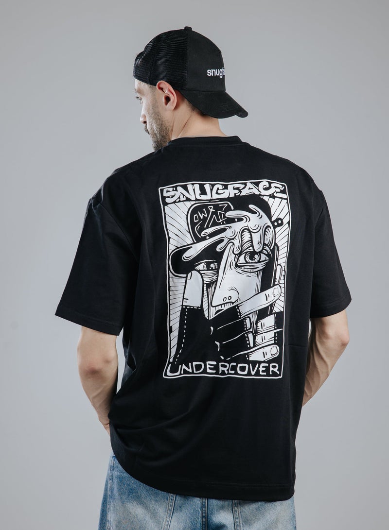 Snugface The Printed Oversized Men's T-Shirts - Image 2