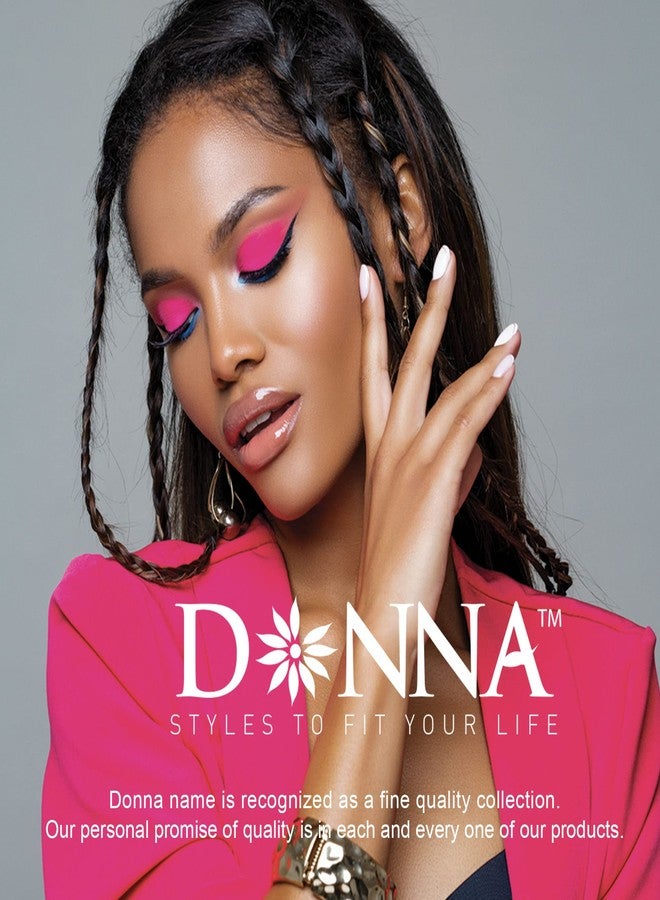 Donna لفائف شبكة دوانا 1.75" (D) جامبو 6 قطع مكواة شعر، مشابك لتصفيف الشعر مكواة شعر بدون حرارة بنفسجي - Image 5