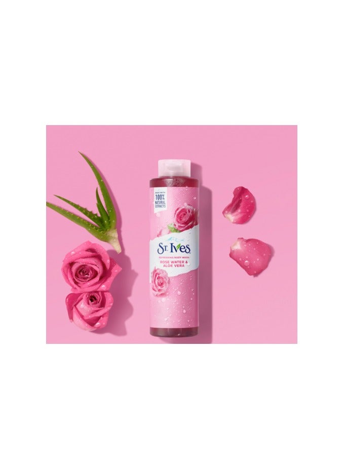 St. lves St. Ives Rosewater and Aloe Vera Body Wash 650ml - Image 3