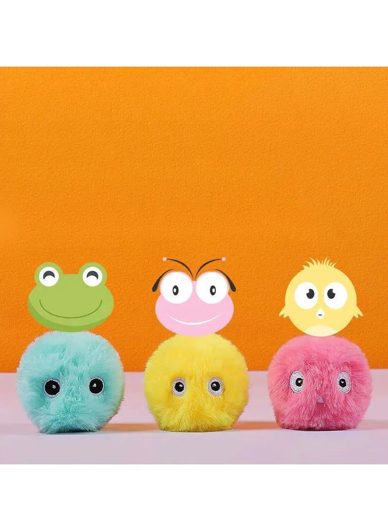 Generic - Interactive Cat & Dog Toys with Sound – Refillable Catnip Plush Balls – Realistic Animal Play Balls – Fun Pet Gifts - Image 1