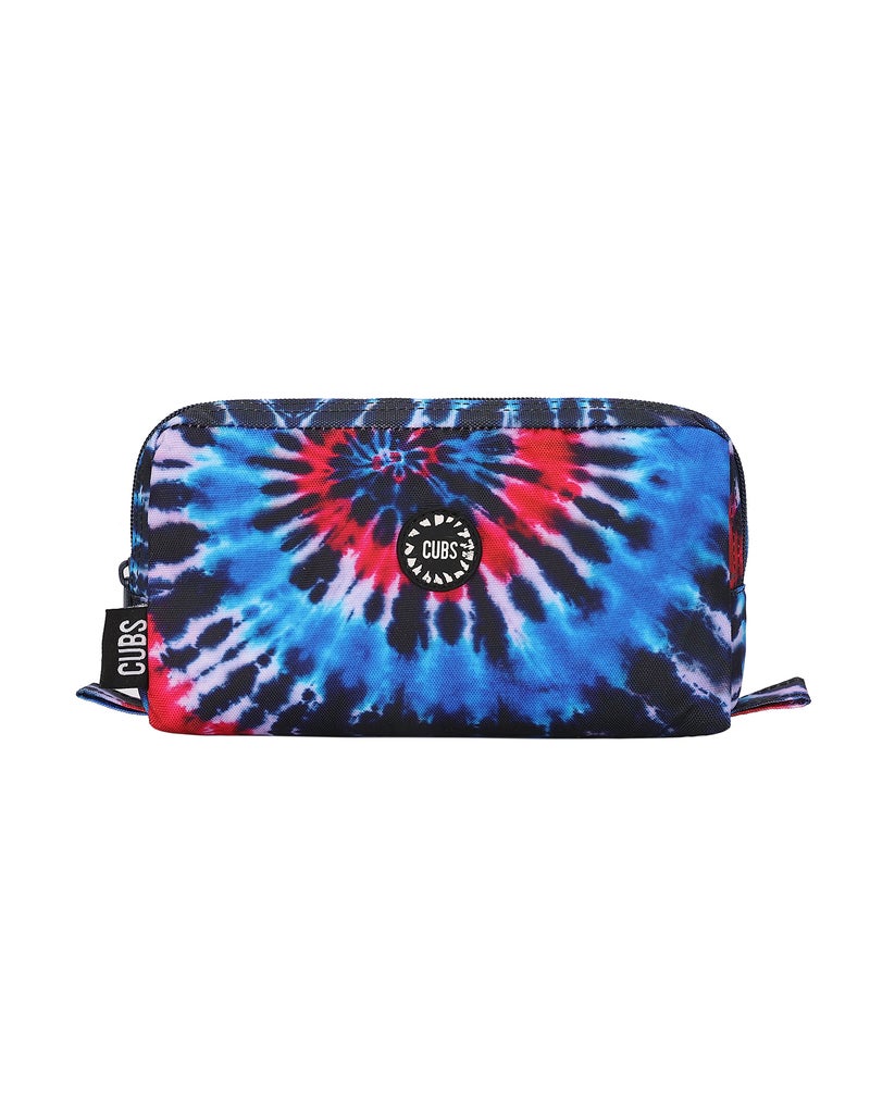 CUBS Tie Dyed Waterproof pencil case pouch with zip closure - Image 1