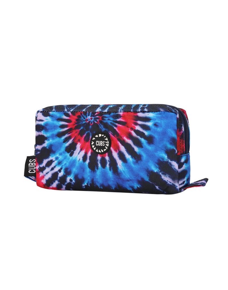 CUBS Tie Dyed Waterproof pencil case pouch with zip closure - Image 4