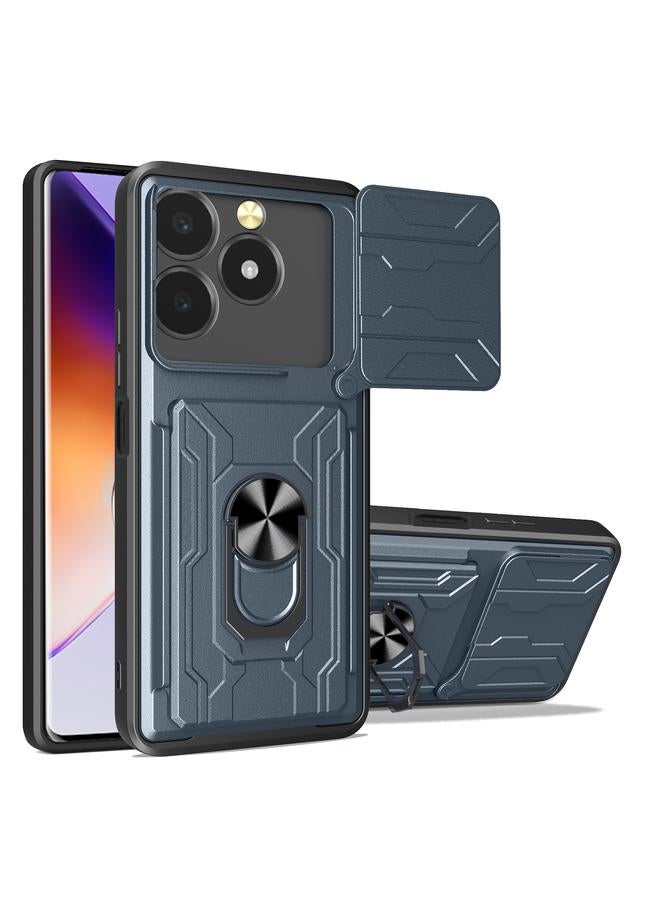 S-TOP Case For Realme C61 / C63 Sliding Camshield TPU+PC Phone Case with Card Slot - Image 1