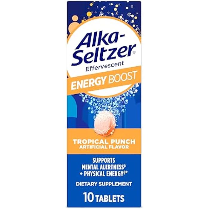 Alka-Seltzer Energy Boost, 10ct - Image 1