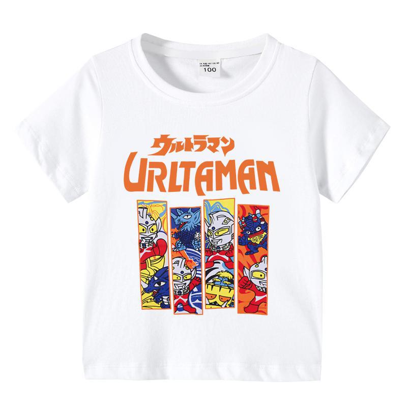 Cotton Children'S Cute Baby'S Short-Sleeved T-Shirt 2024 Small And Medium-Sized Children'S Boys' Western Style Crewneck Superman Top Summer T-Shirt - Image 1