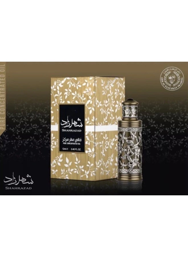 ارض الزعفران ارد الزعفران شہرزاد خالص مرتکز تیل 12 ملی لیٹر - Image 1