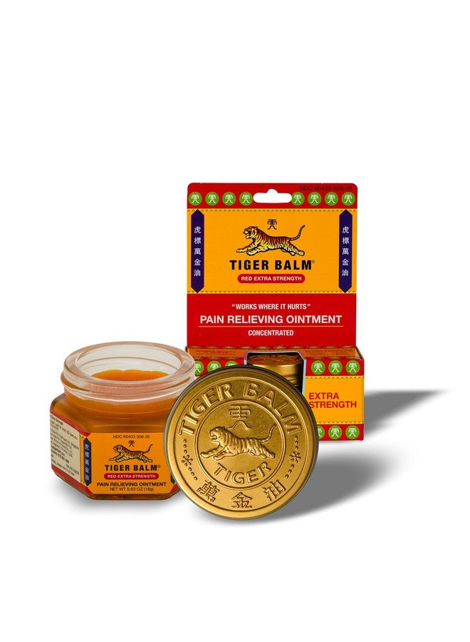 Prince Of Peace Tiger Balm Extra Strength Pain Relieving Ointment, 0.63 Ounce (18 g) - Image 1