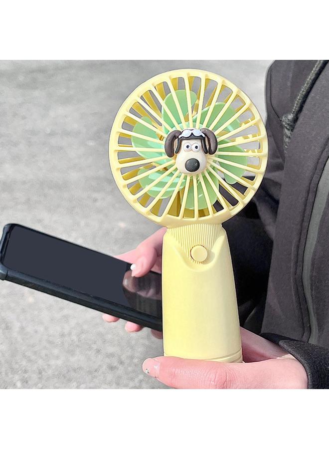 إسكدنيا مروحة صغيرة محمولة باليد، مروحة طاولة مكتب شخصية صغيرة، سرعة قابلة لإعادة الشحن، تشغيل هادئ، للاستخدام الداخلي والخارجي - Image 5