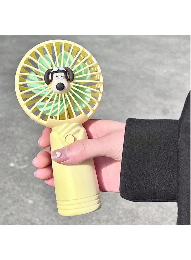 إسكدنيا مروحة صغيرة محمولة باليد، مروحة طاولة مكتب شخصية صغيرة، سرعة قابلة لإعادة الشحن، تشغيل هادئ، للاستخدام الداخلي والخارجي - Image 4