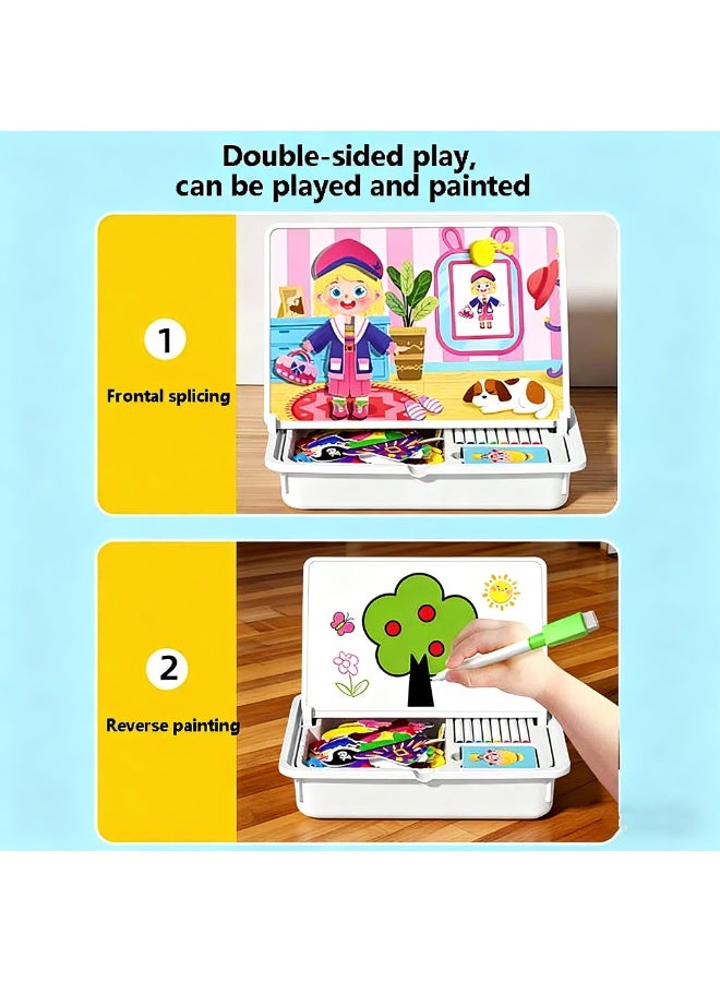 Magnetic puzzle box children's educational toys  children's gifts for boys and girls over 3 years old - Image 1