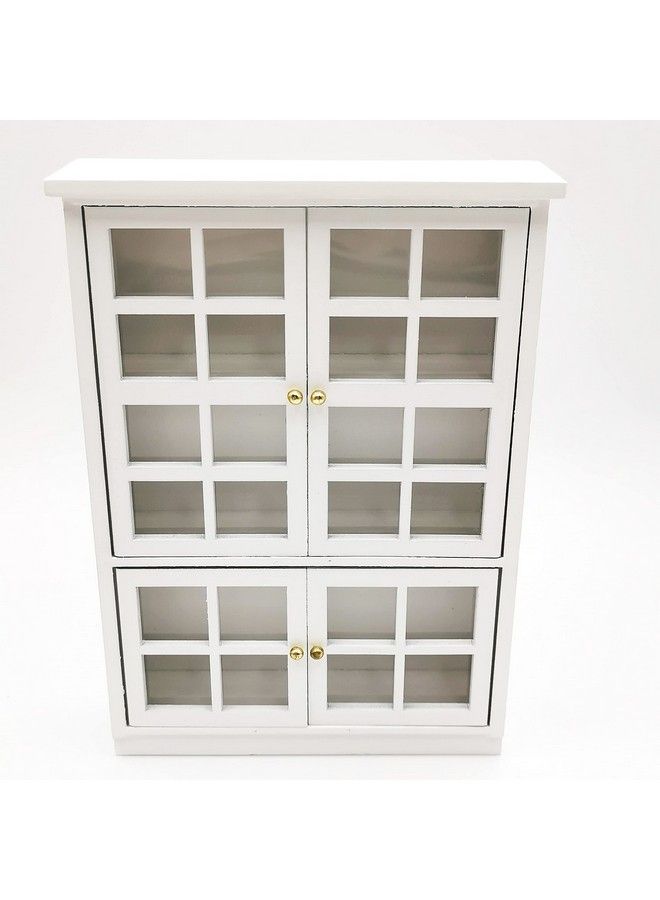 SXFSE Dollhouse Decoration Accessories 1:12 Dollhouse Furniture Miniature Bookshelf Cabinet Living Room Kid Pretend Toy - Image 5