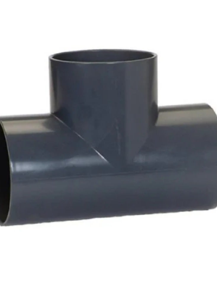 KNP KNP Tee PVC Pipe Fitting (1 1/4 Inch) is an essential plumbing component used to connect three PVC pipes at a 90-degree angle. - Image 3