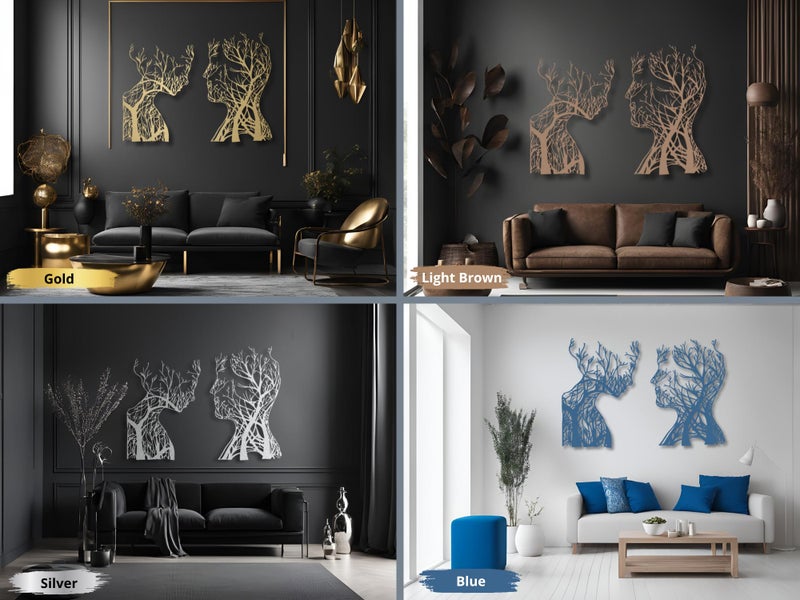 Vailla Tree of Life Wooden Wall Art Set of 2 - Image 5