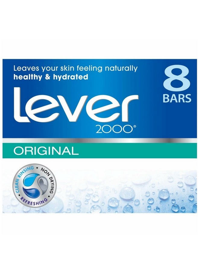 Lever 2000 Bar Soap Original 4 Oz Bars 8 Ea (Pack Of 2) 