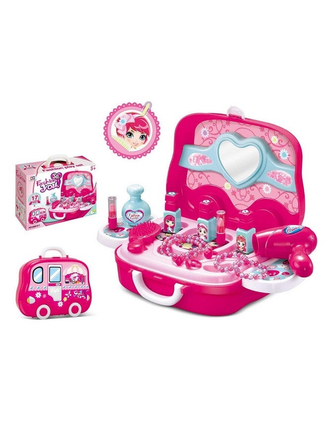 Magicwand® ABS Plastic Pretend Play Carry Along Beauty Make-Up Vanity Box Case【Made in India】【Multi-Colored】【2 Yrs & Up】【Pack of 1】 - Image 1