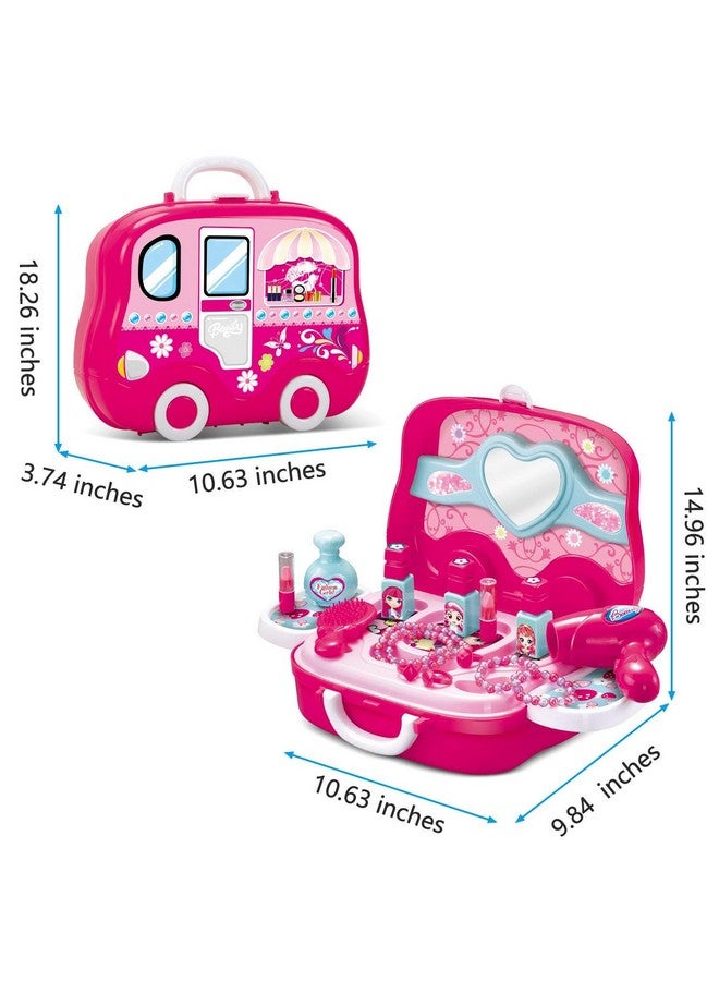 Magicwand® ABS Plastic Pretend Play Carry Along Beauty Make-Up Vanity Box Case【Made in India】【Multi-Colored】【2 Yrs & Up】【Pack of 1】 - Image 4