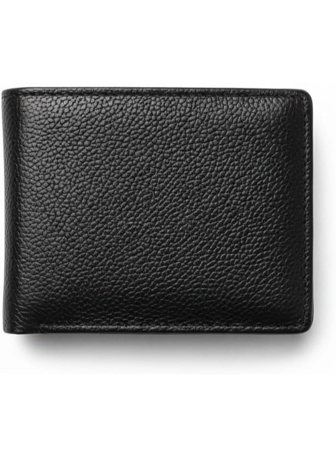 Mens Wallet RFID Genuine Leather Bifold, ID Window, 12 Card Holders (dark brown) - Image 1