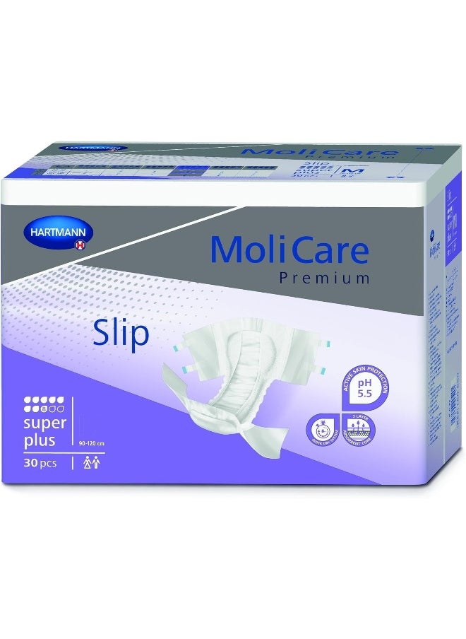 Molicare Super-Plus Briefs With Curly Fiber, Small, 30 Pack  - Image 1