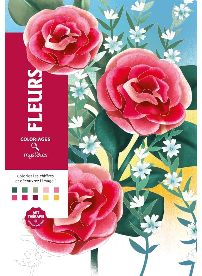 Coloriages mystères - Fleurs  - Image 1