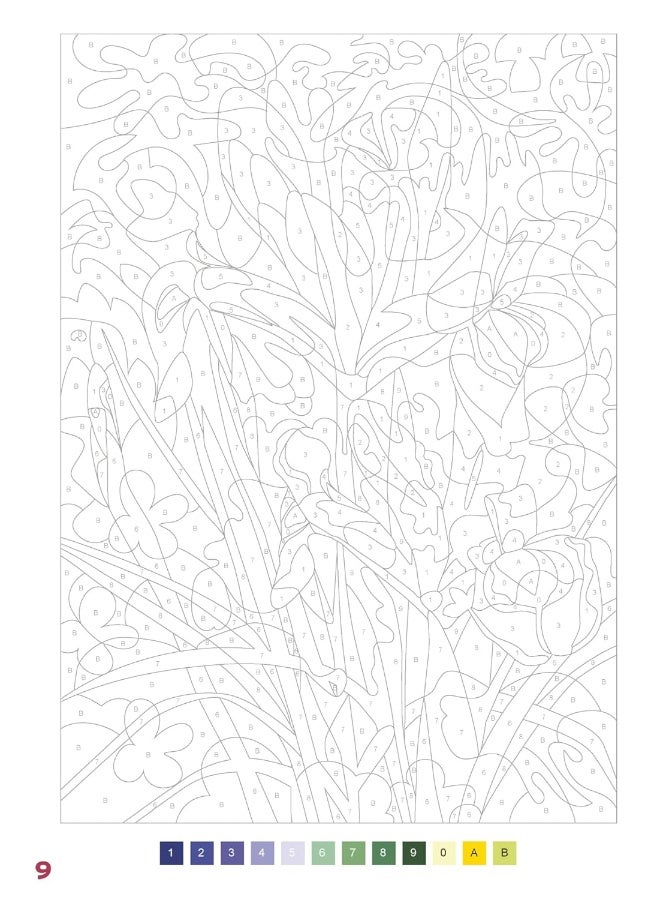 Coloriages mystères - Fleurs  - Image 3
