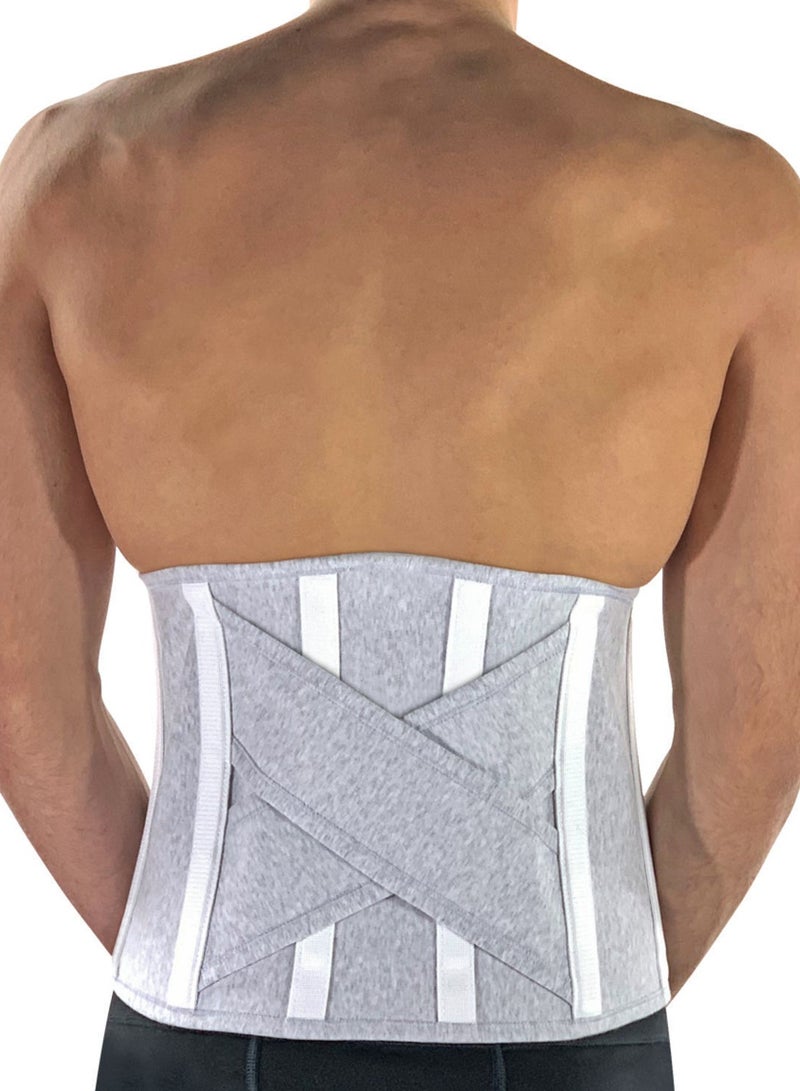 PAVIS Orthopedic Light Lumbar Belt SELF-CARE – Adjustable Back Support Belt for Lower Back Pain Relief, Anti-Skid Lumbar Support for Sciatica & Scoliosis, for Men & Women, Italy Brand, Bacteriostatic Material, 100% Cotton - Image 1