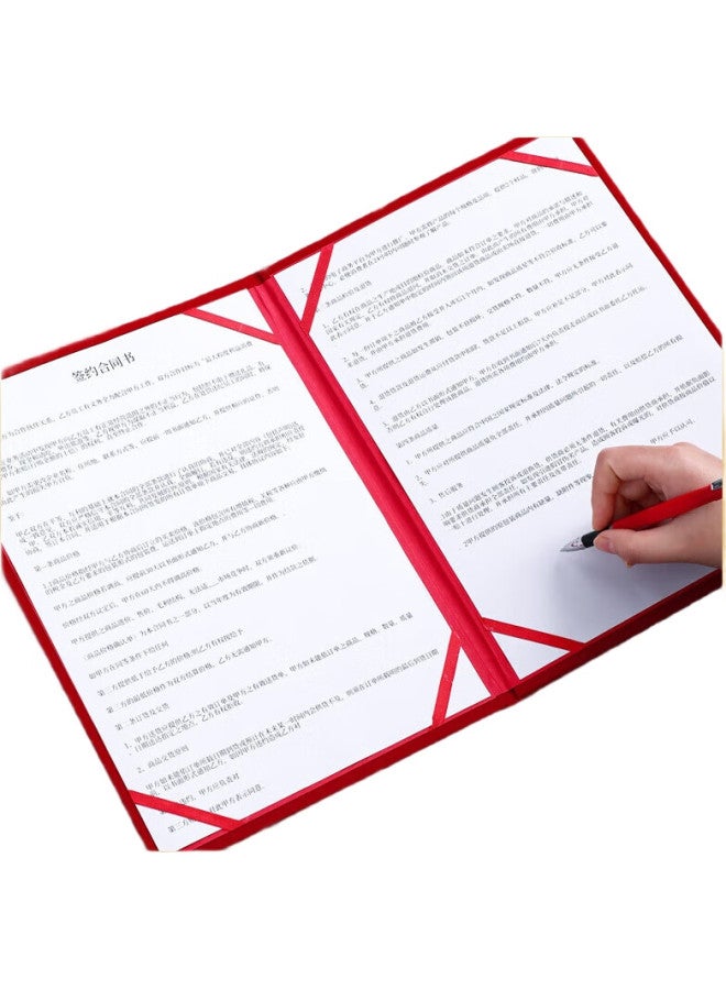 Longe Langjie, Recitation Folder, Poetry Recitation File Folder, Red Speech Folder, Contract Folder, Poetry Host Script Folder, Speech Folder, Speech Board, Customizable - Image 2