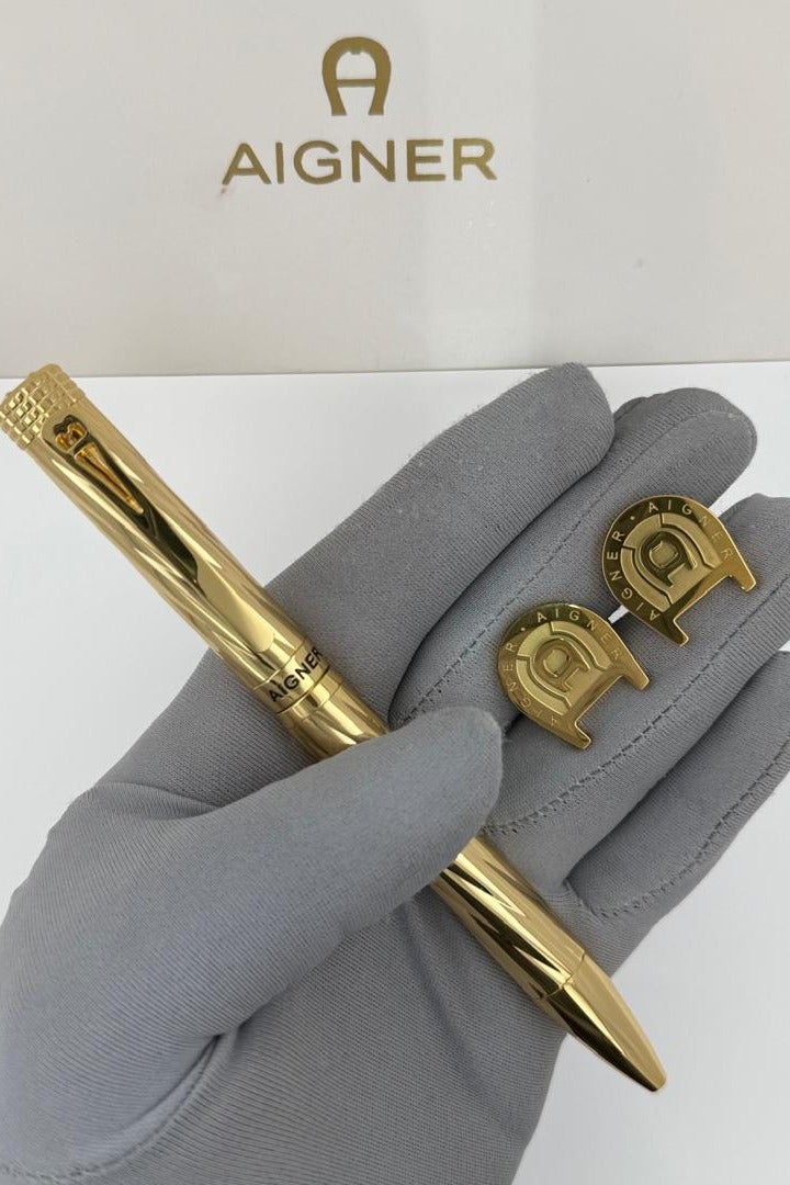 AIGNER Aigner pen and cupcake set 