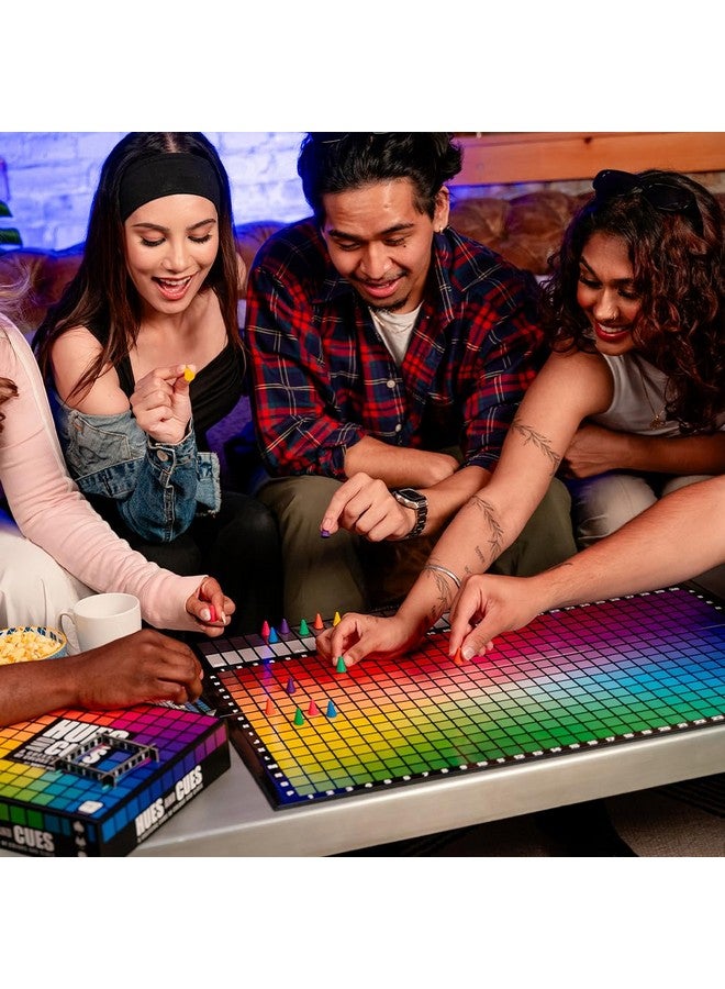 USAopoly ألوان وتلميحات - لعبة تخمين الألوان النابضة بالحياة لـ 3-10 لاعبين أعمارهم 8 سنوات فما فوق، اربط التلميحات وخمن من 480 مربع لون - Image 5