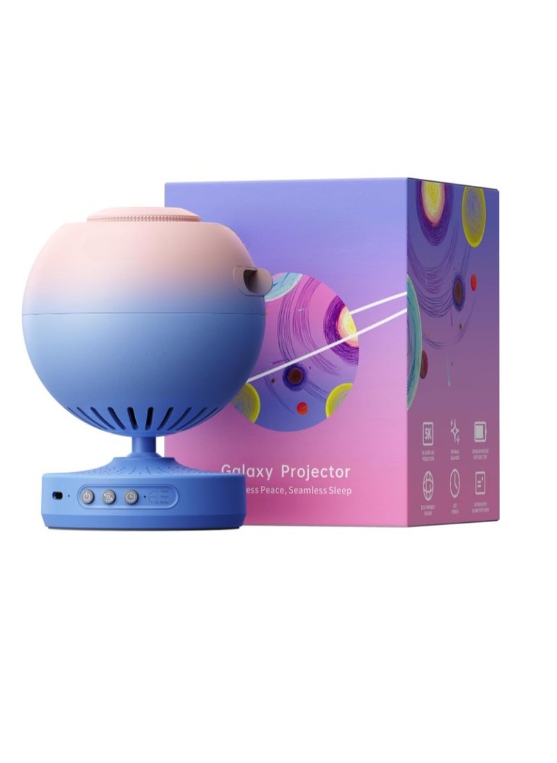 Generic Galaxy Star Projector, Lightweight And Portable Night Light Projector, Home Planetarium Projector Lamp With Replaceable Optical Film Discs For Children Room, (1pc, Blue)  - Image 1