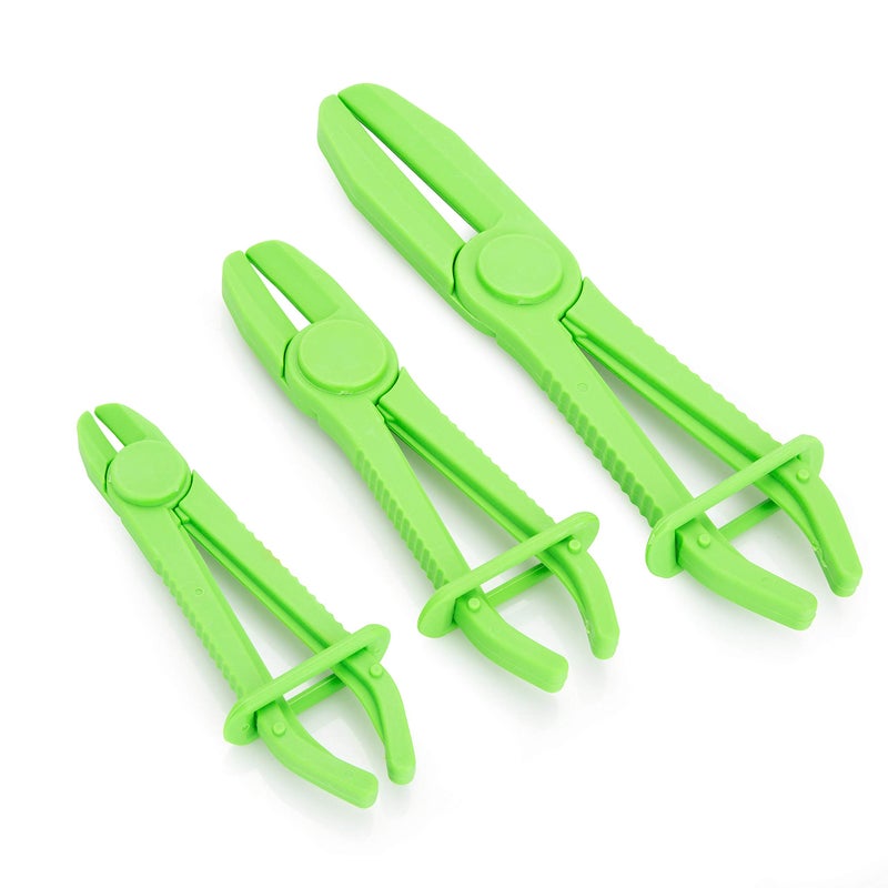 OEMTOOLS 24689 3 Piece Hose Pinching Pliers Set Hose Clamp Pliers Plastic Hose Clamp Radiator Hose Clamps Hose Pinch Pliers Fuel Line Pinch Clamp