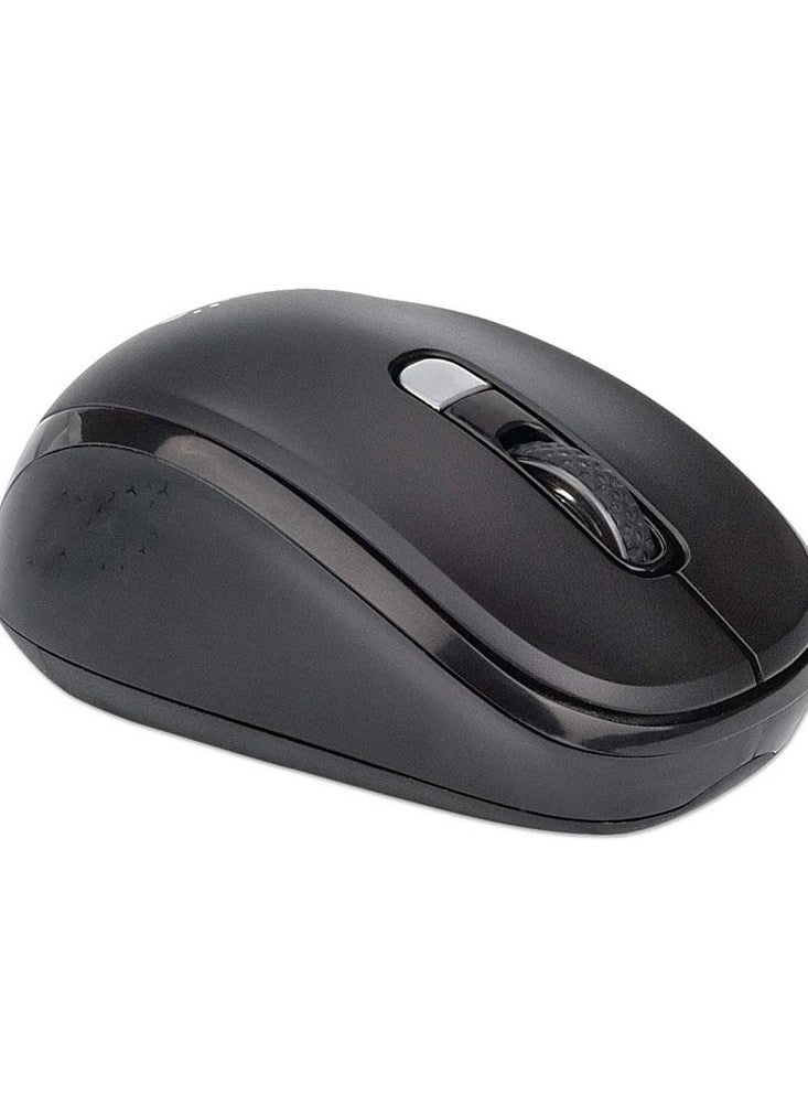 Manhattan Performance Wireless Optical USB Mouse 800/1200/1600 DPI - 179904 - Black