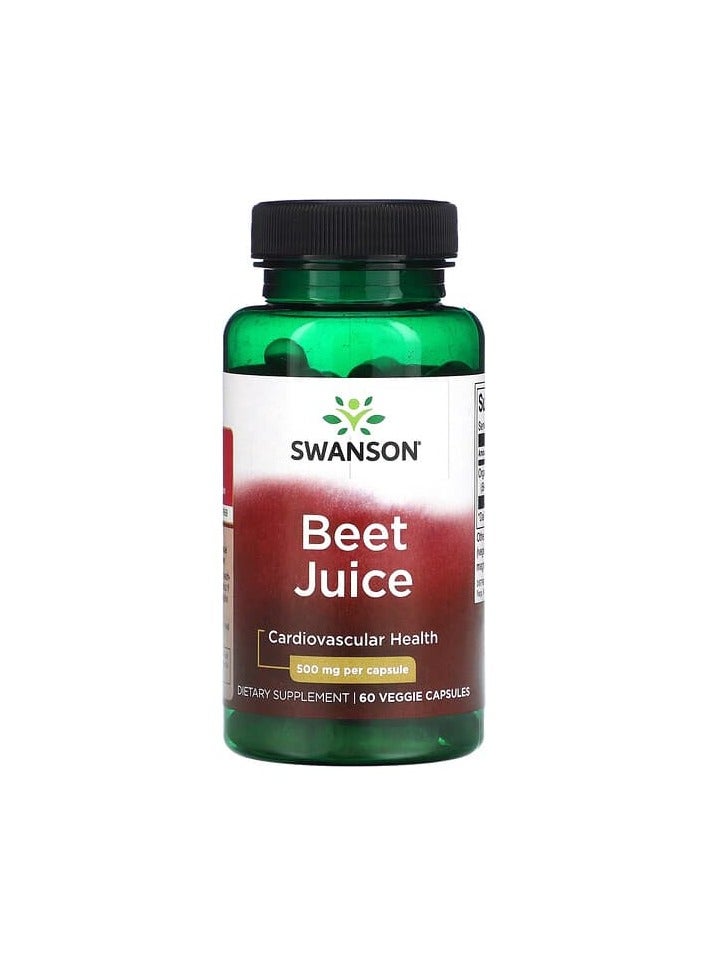 Beet Juice, 500 mg, 60 Veggie Capsules