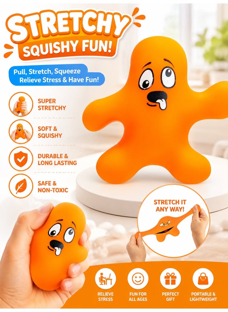 سيمبا Stretchable Sensory Fidget Toy for Kids, Squishy Pull and Stretch Play Figure, Party Bag Toy, One Supplied, Ages 3+ - Image 1