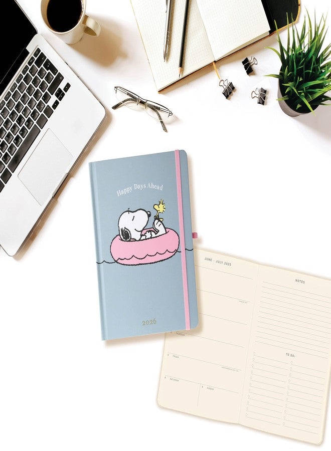 Graphique July 2025 - Dec. 2026 Planner by Graphique, Weekly and Monthly Planner, 18 Months Calendar, Hardcover, Peanuts Pink Floatie, 6” x 8” - Image 5