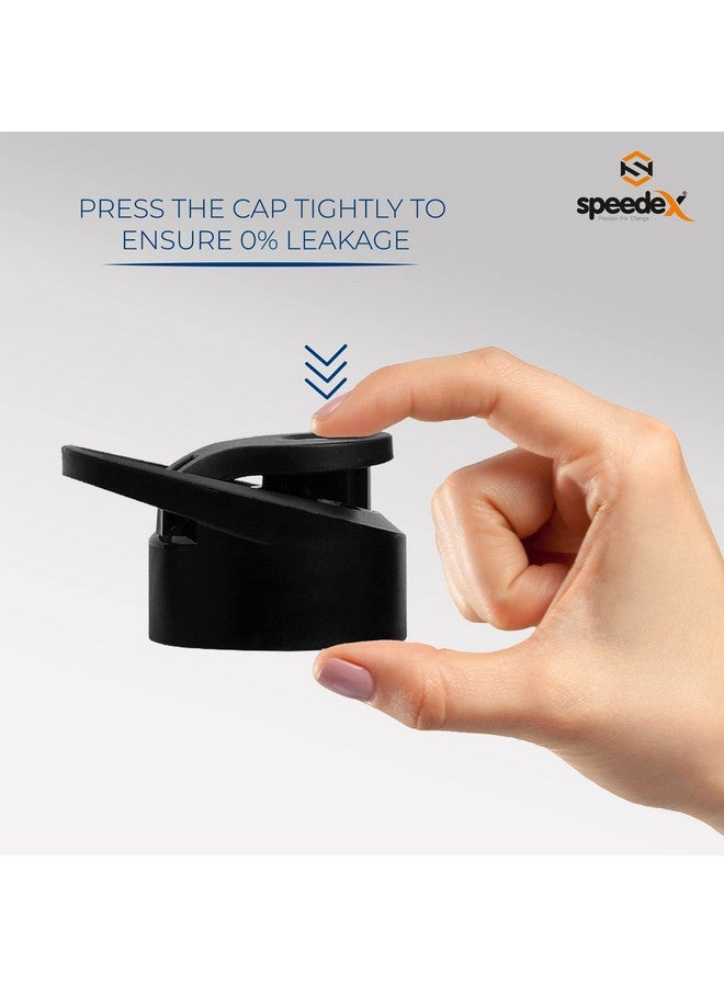 Speedex Stainless Steel Water Bottle 1 Ltr For Kids, Boys, Girls, 1 Litre Bottles for Gym, Sports, Fridge Use, School & Office (Sipper Cap - Set of 1, Pink Blue) - Image 3