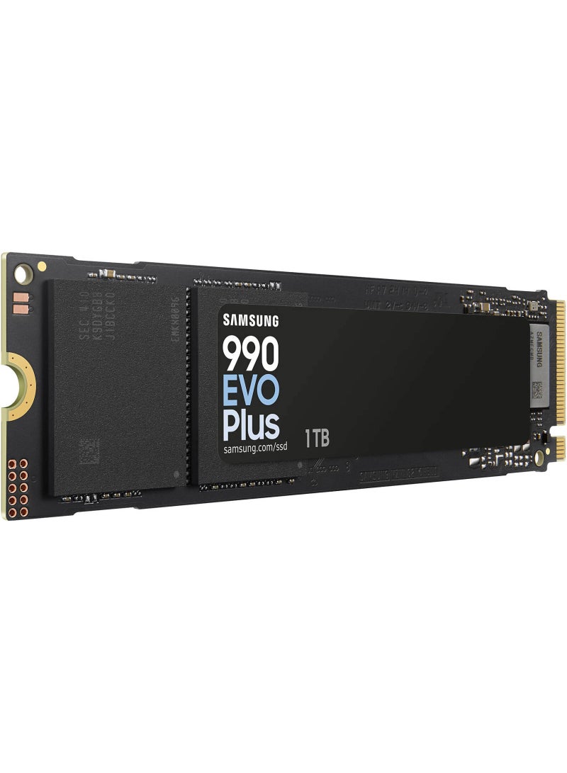 sam 990 EVO Plus Internal SSD, 1TB Capacity, PCIe Gen 4.0 x4 / 5.0 x2 NVMe 2.0 Interface, Up to 7,150 MB/s Read & 6,300 MB/s Write Support, V-NAND TLC | MZ-V9S1T0BW - Image 5