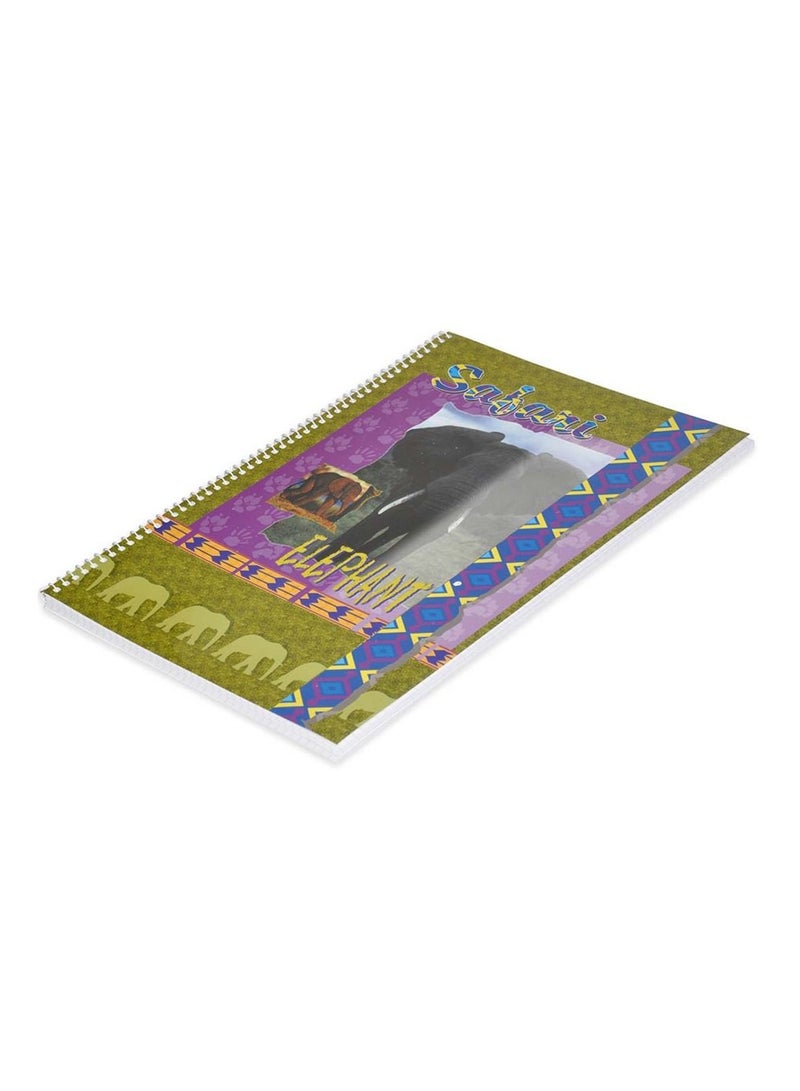 FIS 10-Piece FIS Spiral Notebook Soft Cover A4, 5mm Square, 80-Sheets - FSNB5A480SET - Image 3