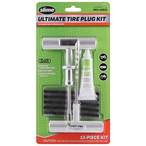Slime 20290-1 Tire Plug Kit Pro Series, Ultimate Reamer Plugger Set - Image 1