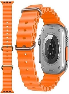 Silicone Strap For X8 Ultra Smart Watch 42/49mm Orange