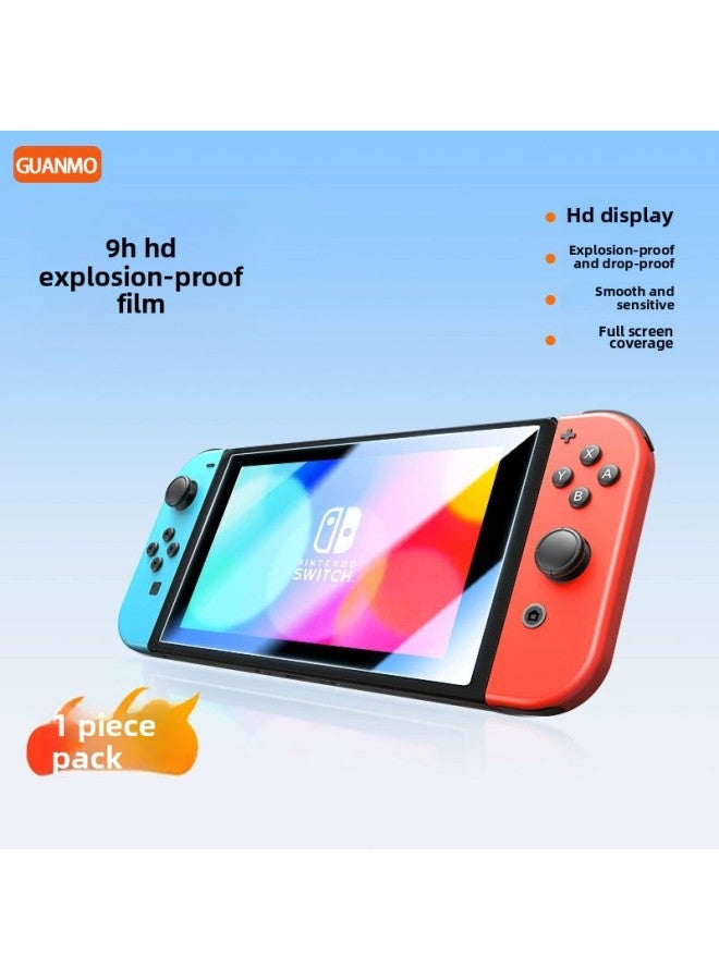 General Suitable For Nintendo Switchar Film Handheld Game Machine OLED Anti-explosion Film-Color:Nintendo Switch Lite☆9h High Definition Explosion-proof Film 1 Piece  - Image 1