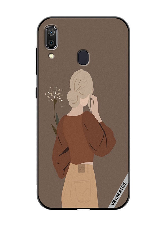 VR CREATIVE Protective Case Cover For Samsung Galaxy A30 Brownie Design Multicolour - Image 1