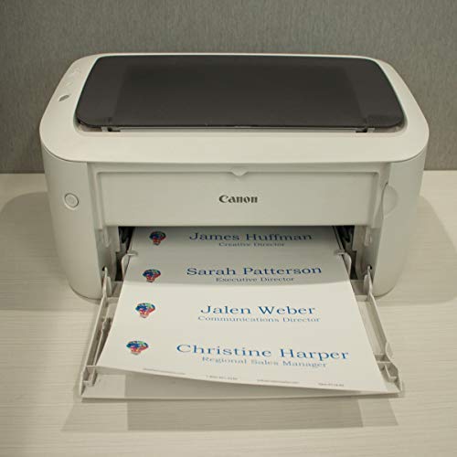 NapTags Nap Tags White Printable Perforated Nameplate Inserts: 8" X 2" / 5 Sheets (20 Name Plate Inserts) Printing Instructions Included - Image 5